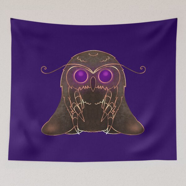 Item preview, Amethyst-Eyed Golden Mothman designed and sold by Meowlentine.