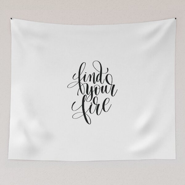 Item preview, Find Your Fire Inspirational Quotes designed and sold by ProjectX23.