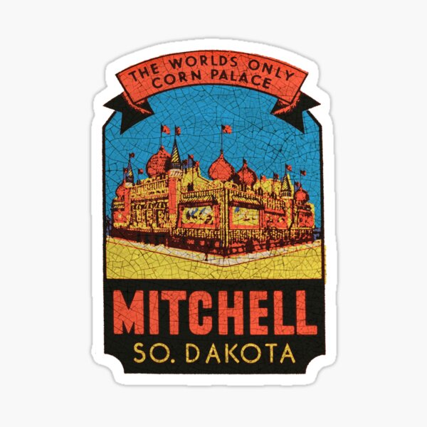 Item preview, Mitchel South Dakota Vintage Decal USA designed and sold by Centuryvault.