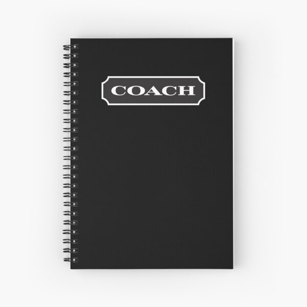 Coach Merchandise Spiral Notebook