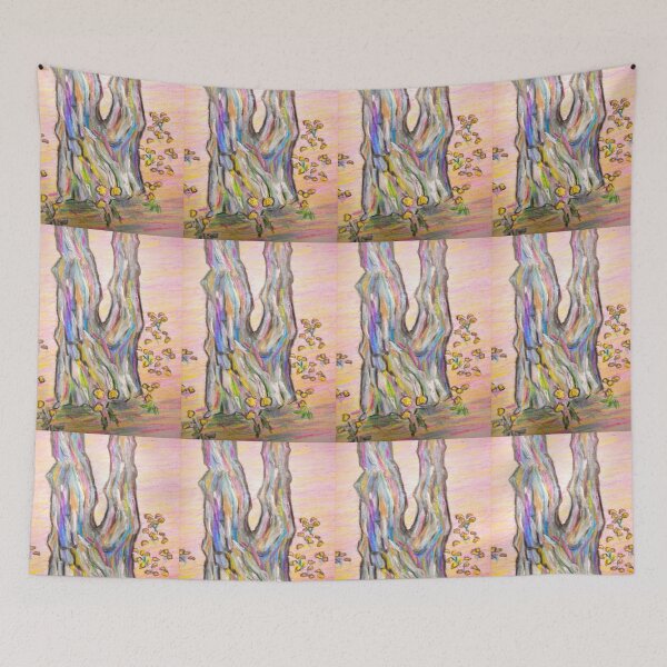 Item preview, Pine Tree with Dandelions designed and sold by PicassosGoat.
