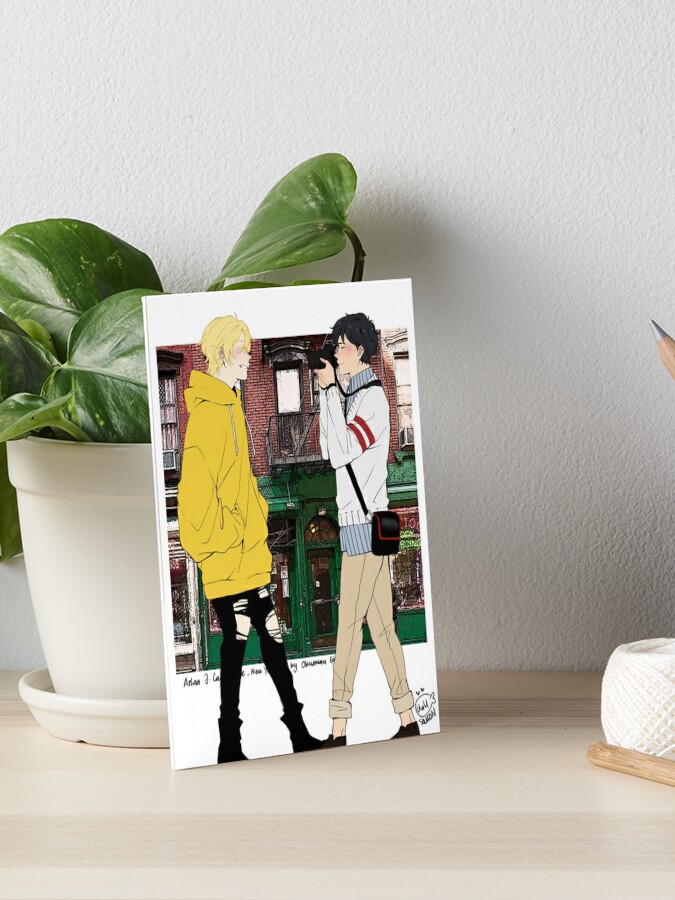 Banana Fish - Ash Lynx and Eiji Okumura Art Board Print for Sale