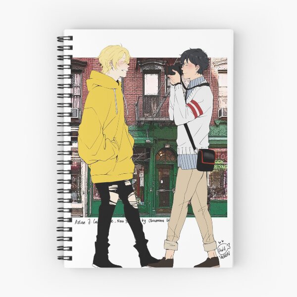 Item preview, Banana Fish - Ash Lynx and Eiji Okumura in New York designed and sold by MykaAndSalmon.