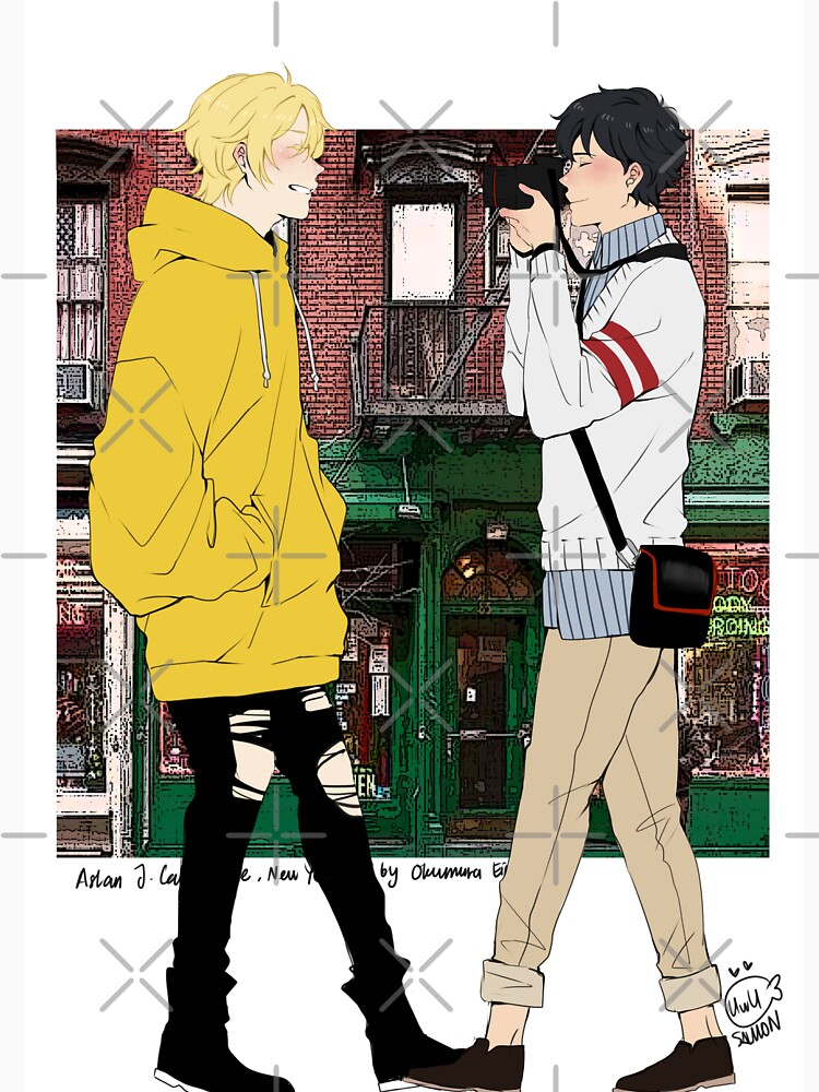 Banana Fish Ash Lynx and Eiji Okumura in New York