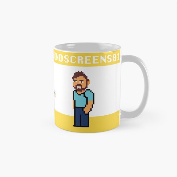 Item preview, 8Bit Windscreens81 Mug - Yellow designed and sold by mojogaming.