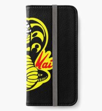 das Karate Kid Cobra Kai Logo iPhone Flip-Case/Hülle/Klebefolie