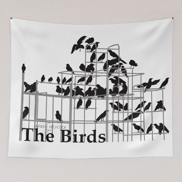 Item preview, Alfred Hitchcock’s The Birds designed and sold by TragicKittens.