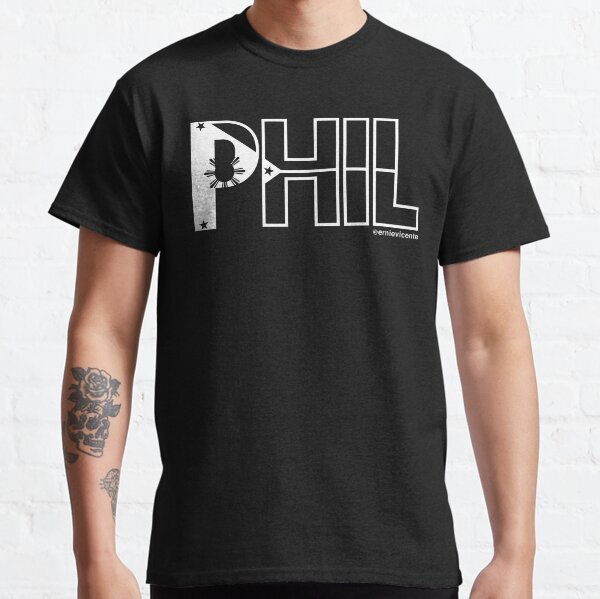 Phil T-shirt with white logo Classic T-Shirt
