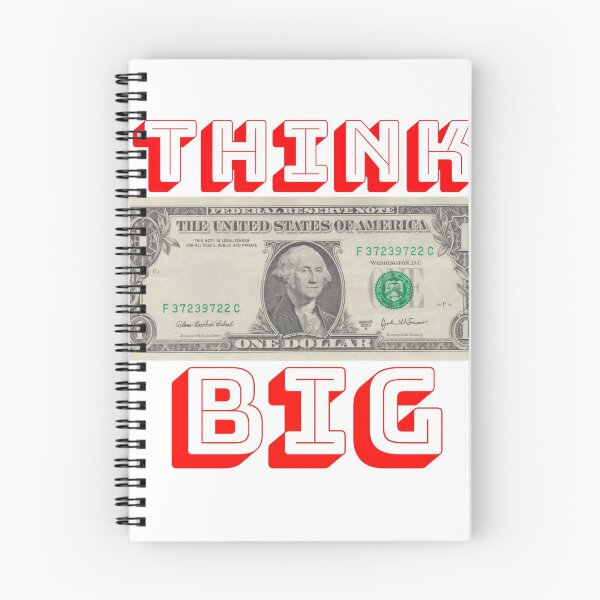 Item preview, Dollar Bill - Think Big designed and sold by videogamegenius.