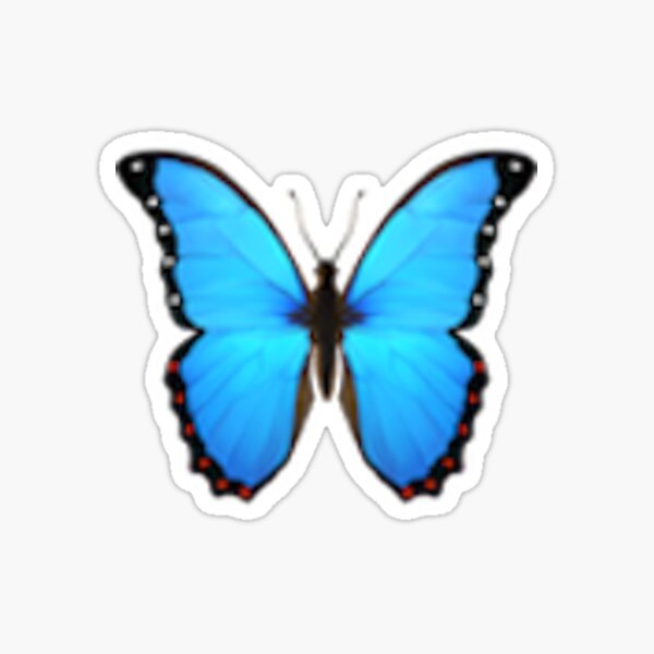 emoji mariposa Pegatina