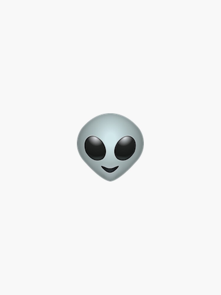 alien emoji pillow