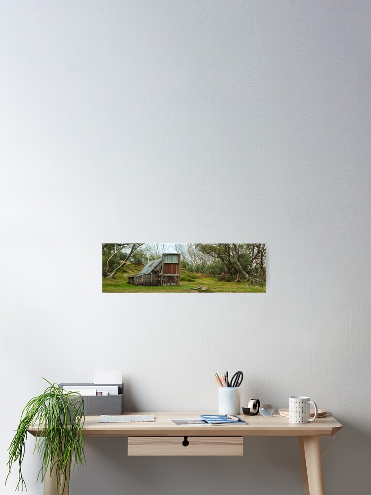 Thumbnail 2 of 3, Poster, The Wallace Hut designed and sold by DavidWoolcock.
