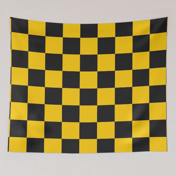 Item preview, Watford Yellow and Black Checkered Fan Flag designed and sold by Sporting Colour.