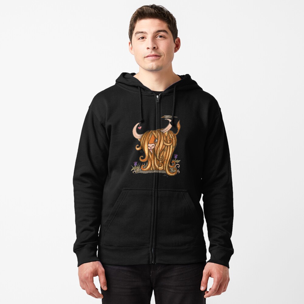 Item preview, Zipped Hoodie designed and sold by AnitaInverarity.