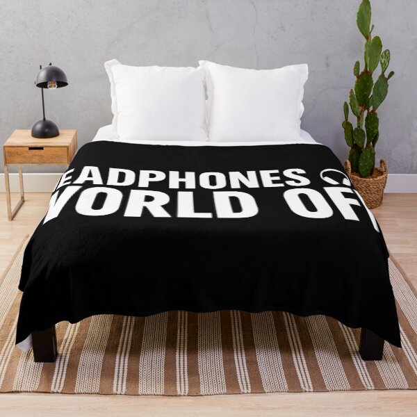 Item preview, Headphones on World off designed and sold by MrTeeTime.