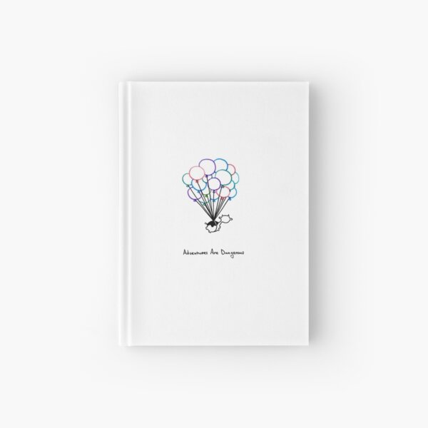 Birthday Balloon Cow Hardcover Journal