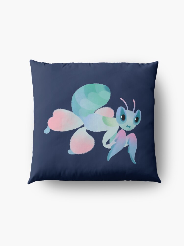 Alternate view of Orchid mantis Floor Pillow