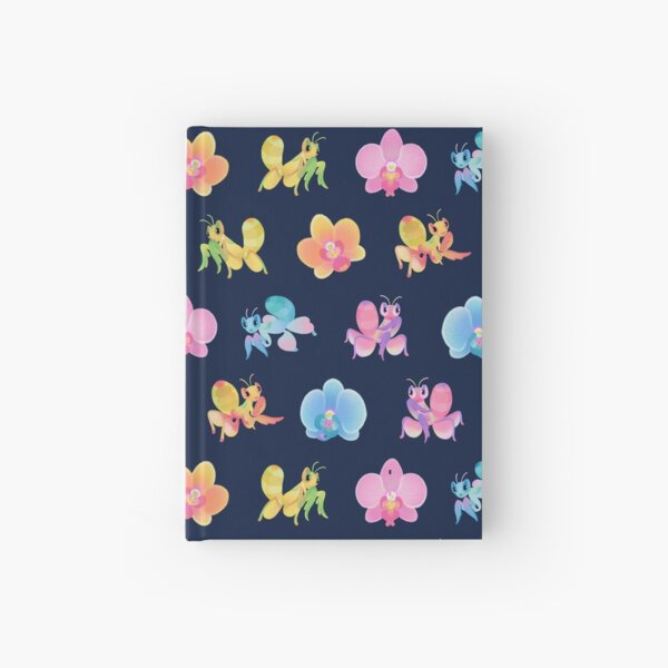 Orchid mantis - dark Hardcover Journal
