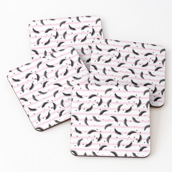Item preview, Lashes with silver glitter effect and confetti seamless pattern designed and sold by sashica.
