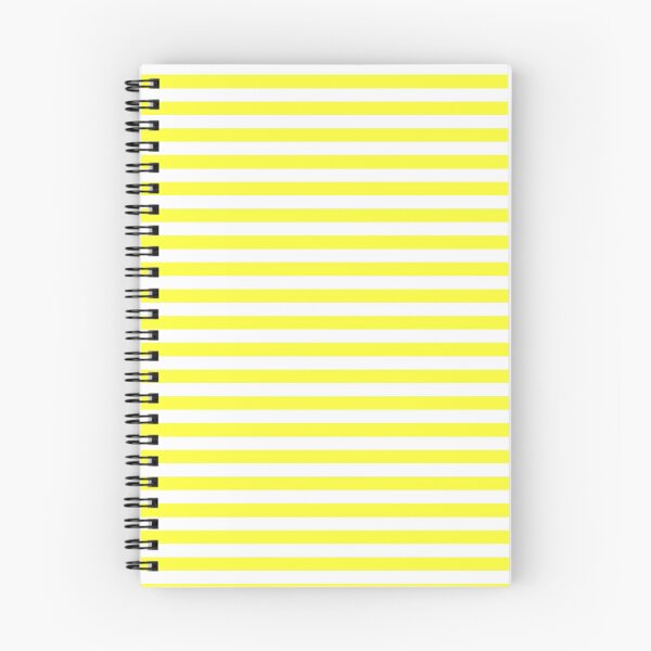 Item preview, Electric Yellow and White Horizontal Stripes designed and sold by ColorPatterns.