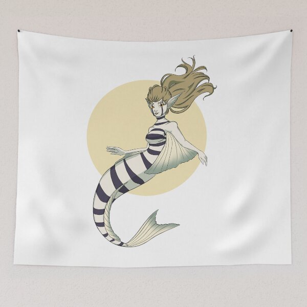 Item preview, Convict Tang Mermaid designed and sold by Blenderbeetle.