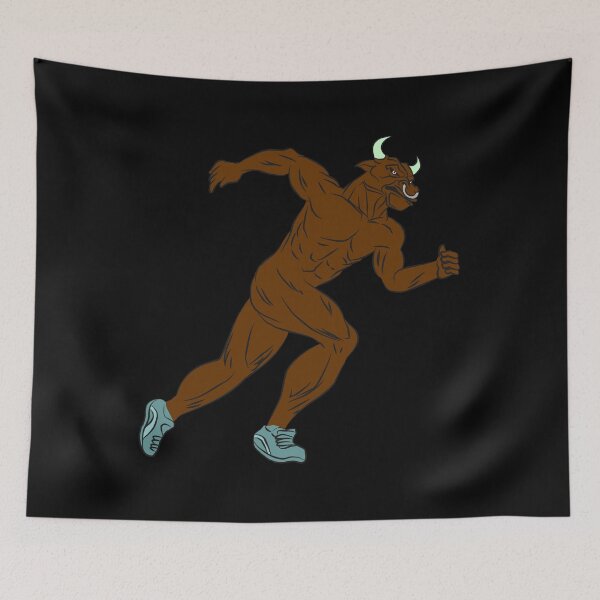 Item preview, Sprinter sprint runner running jogging sport bull designed and sold by alwe-designs.