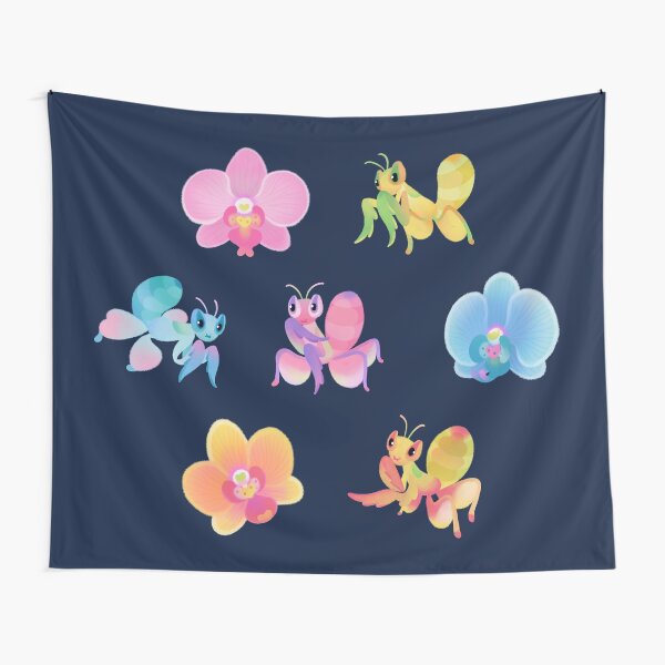 Orchid mantis - dark Tapestry
