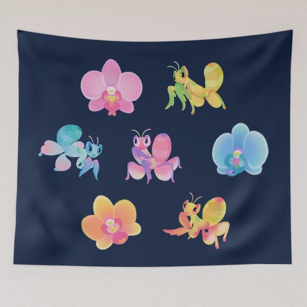 Item preview, Orchid mantis - dark designed and sold by pikaole.