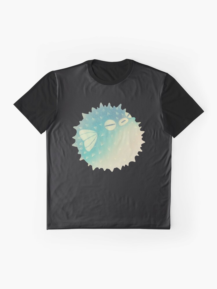 Alternate view of Hmph - Pufferfish Graphic T-Shirt