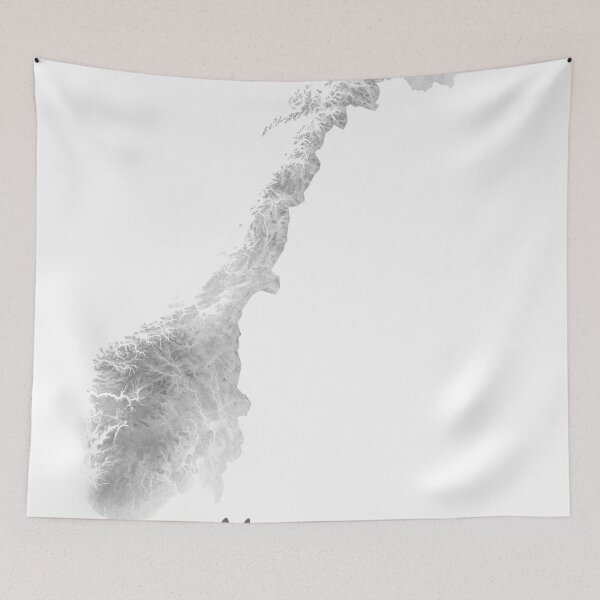 Item preview, Historical-styled Map of Norway v2 (Sketch) designed and sold by Henrik Gulliksen Schüller.