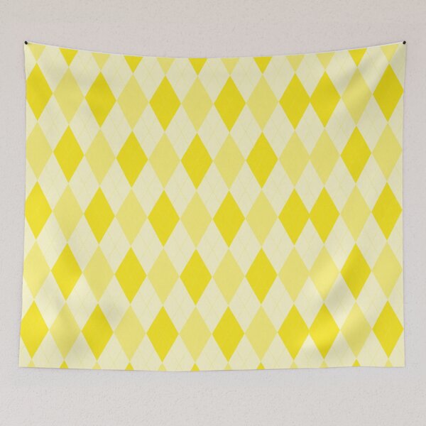 Item preview, Sunshine Yellow Diamond Pattern designed and sold by WaterflowerDesz.