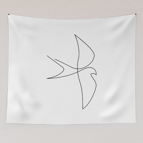 Item preview, one line bird - abrupt designed and sold by addillum.