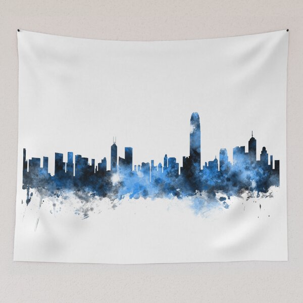 Aperçu de l'œuvre Hong Kong Skyline créée et vendue par ArtPrints.