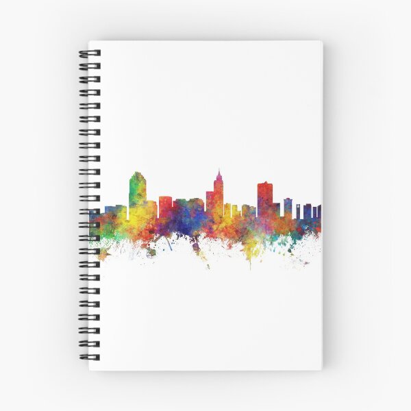 Item preview, Raleigh North Carolina Skyline designed and sold by ArtPrints.