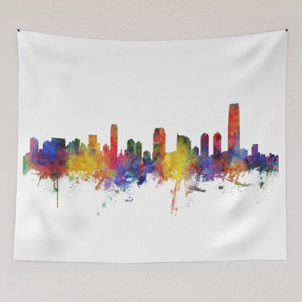 Item preview, Jersey City New Jersey Skyline designed and sold by ArtPrints.