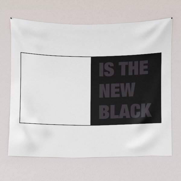 Item preview, WHITE - is the new BLACK - 1 : 2 designed and sold by Art-Frankenberg.