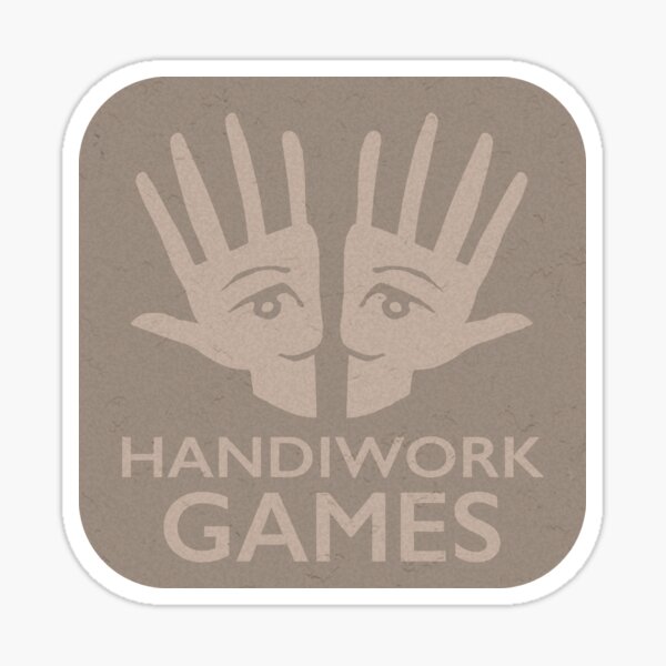 Handiwork Logo - Carboard Sticker