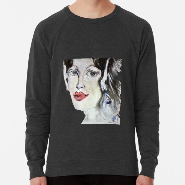 donna rossa,bocca rossa Lightweight Sweatshirt