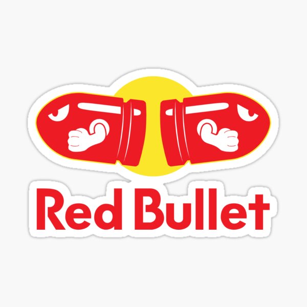 Red Bullet Pegatina