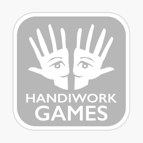 Copy of Handiwork Logo - Grey Sticker