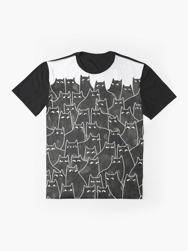 Alternate view of Suspicious Cats Graphic T-Shirt