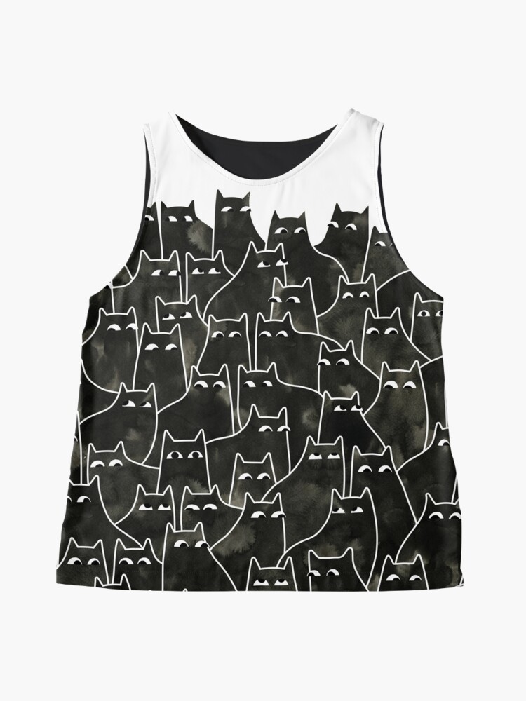 Alternate view of Suspicious Cats Sleeveless Top