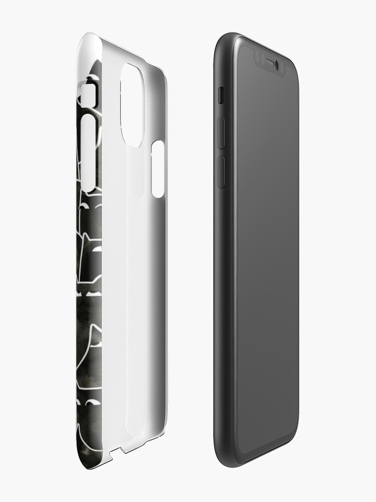 Alternate view of Suspicious Cats iPhone Case & Cover