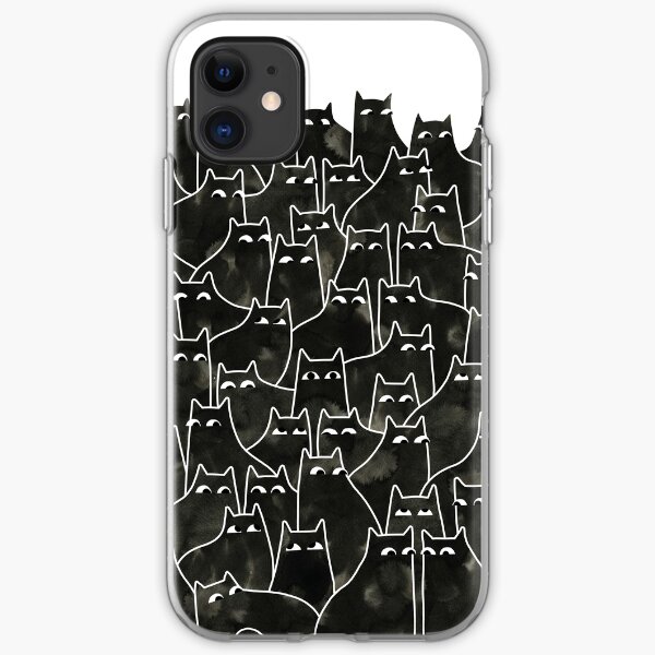 Suspicious Cats iPhone Soft Case