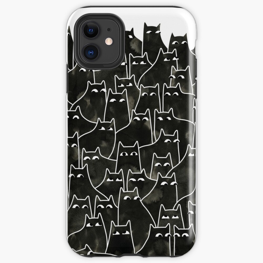 Suspicious Cats iPhone Case & Cover