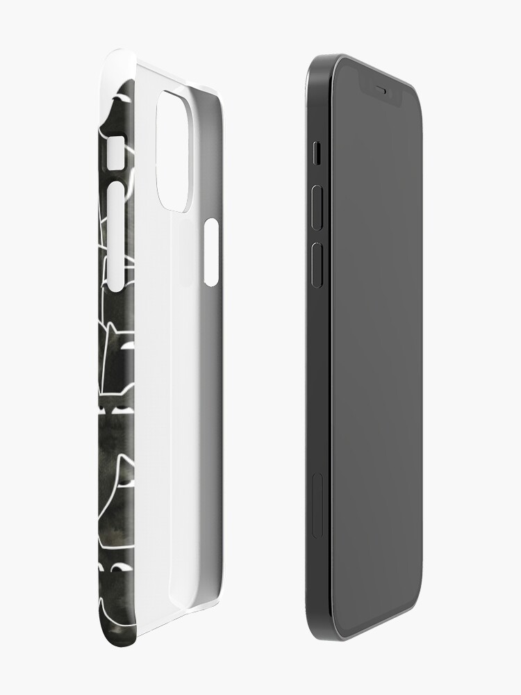 Alternate view of Suspicious Cats iPhone Case & Cover