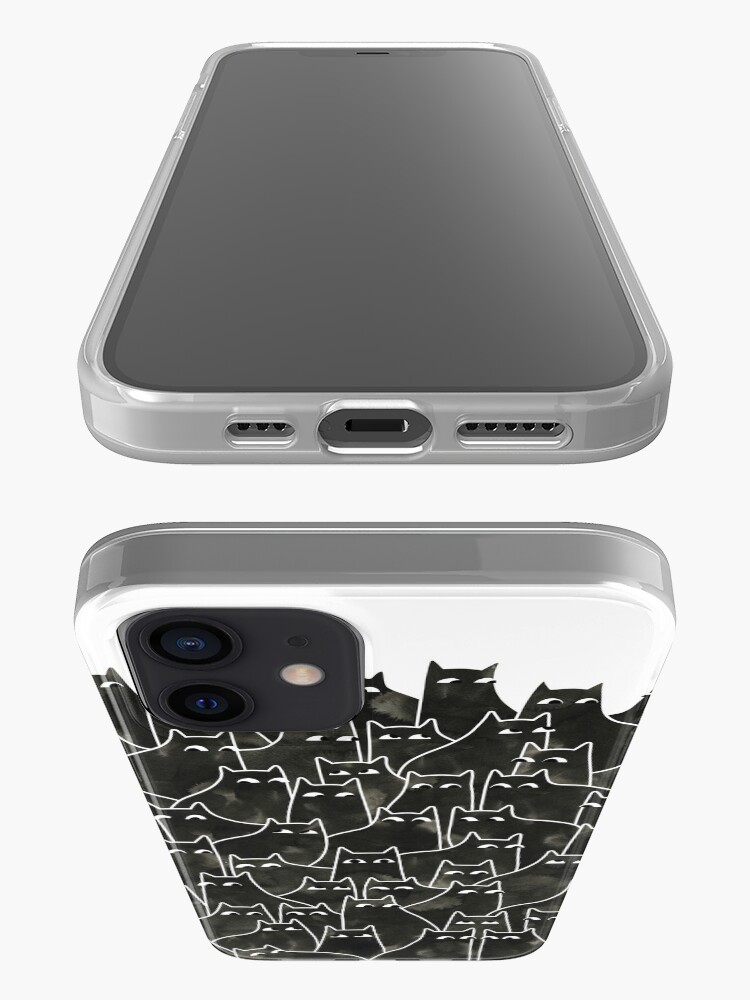 Alternate view of Suspicious Cats iPhone Case & Cover