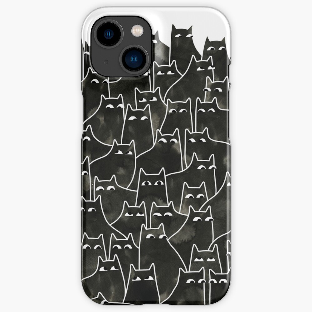 Suspicious Cats iPhone Case