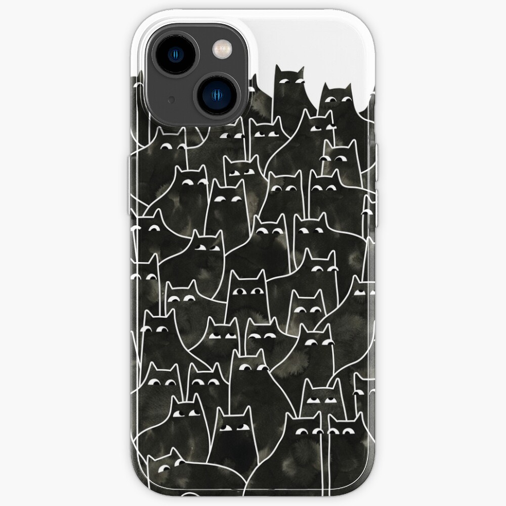 Suspicious Cats iPhone Case