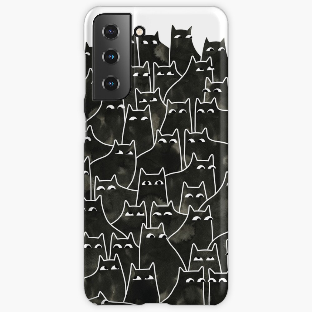 Suspicious Cats Samsung Galaxy Phone Case